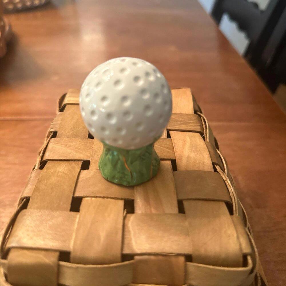 EXTREMELY RARE Nora Fleming Golf Ball Charm Mini with NF Embossed Initials
